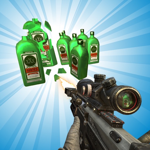 Sniper Bottle Shooter : Bottle Flip Challenge Icon