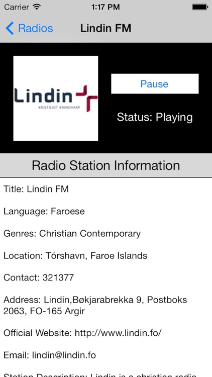 Faroe Islands Radio Live