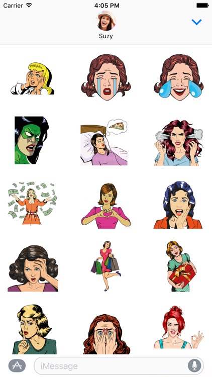 Retro Pop Art Stickers