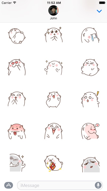 Funny Fat Cat Stickers