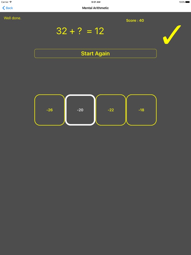 Mental Arithmetic Game(圖2)-速報App