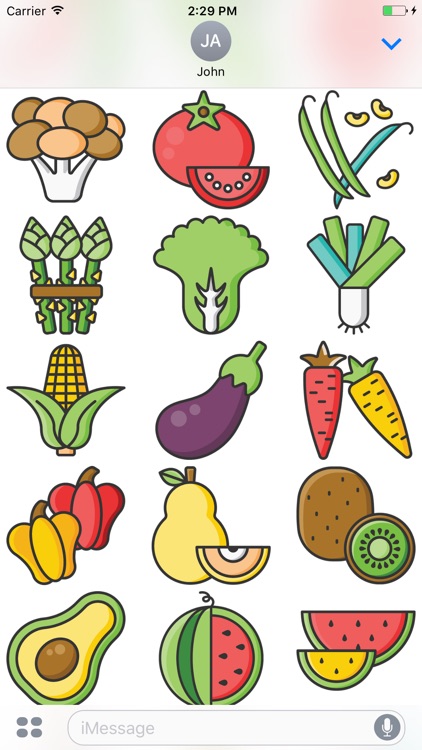 Fruit and Veg Stickers screenshot-3