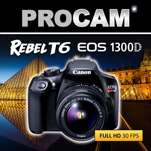 PROCAM for Canon T6 Rebel EOS 1300D Icon