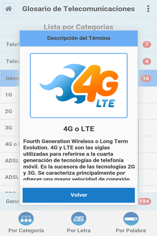 Glosario de Telecomunicaciones screenshot 3