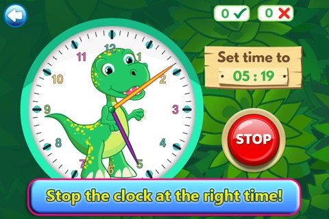 Telling Time Clock Games for Kids to Read Clocks screenshot 3