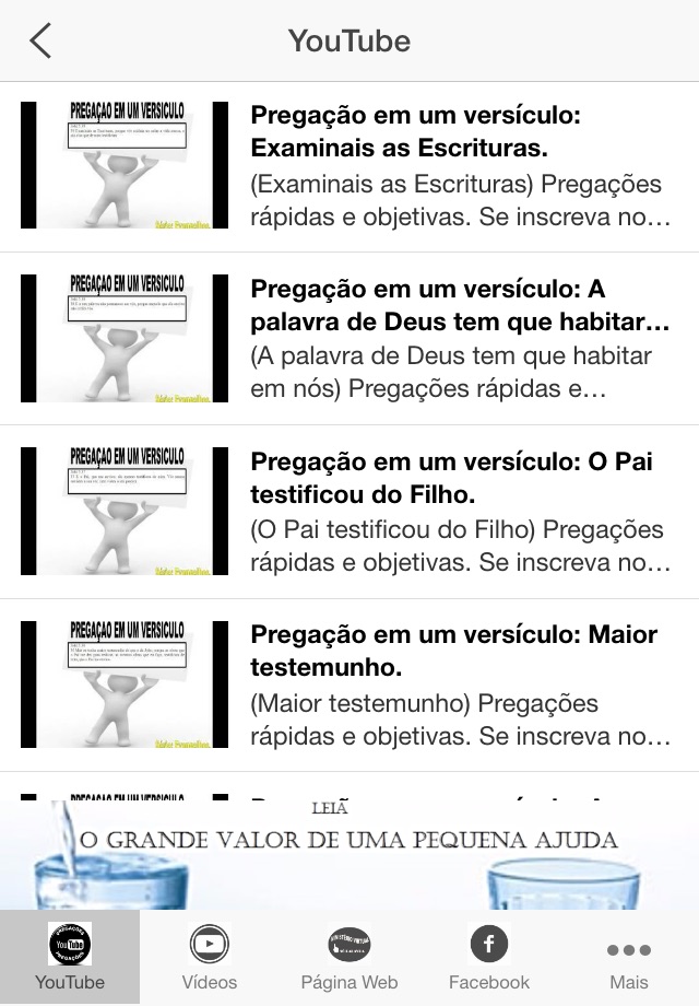 Pregação em um versículo screenshot 2