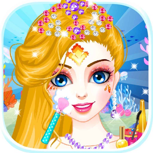 Fancy Miss Mermaid – Sea World Beauty Salon Game Icon