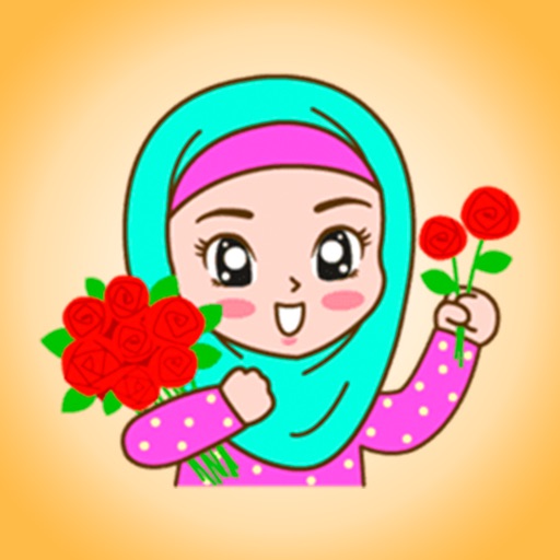 Funny Hijab Girl Stickers!