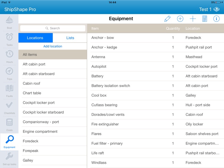 ShipShape Pro - Maintenance