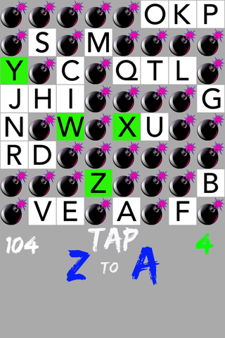Backwards Alphabet - Z to A screenshot 2