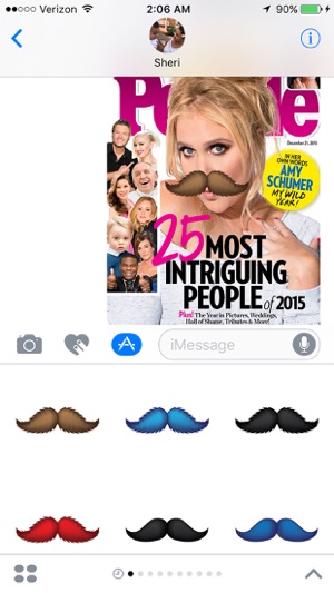 Mustache Stickers Pack(圖1)-速報App