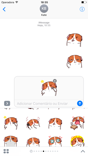 Fat Puppy - Stickers - Emoji - Emoticons(圖2)-速報App