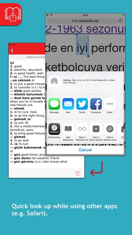 Redhouse English <->Turkish dictionaries screenshot-3