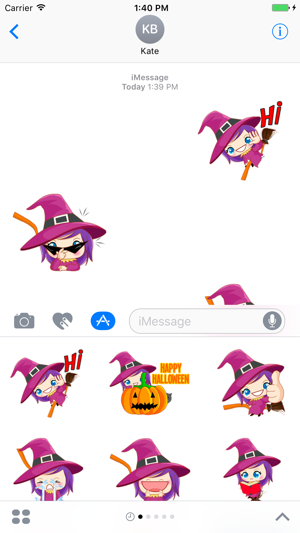 Little Witch - Cute witch stickers(圖4)-速報App