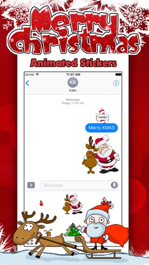 Christmas Animations for iMessage(圖1)-速報App