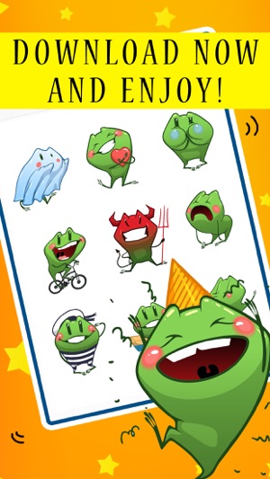 Blush Froggy Moji - Sticker Set for iMessage(圖3)-速報App