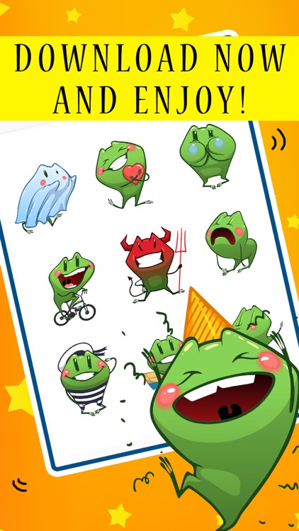 Blush Froggy Moji - Sticker Set for iMessage