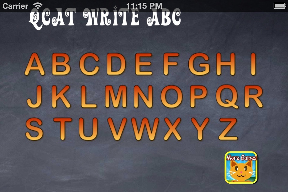 QCat -  Write alphabet ABC screenshot 2