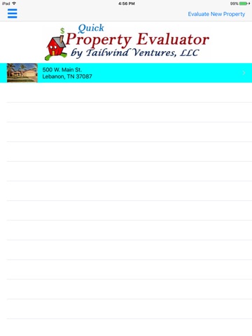 Quick Property Evaluator for iPad screenshot 2