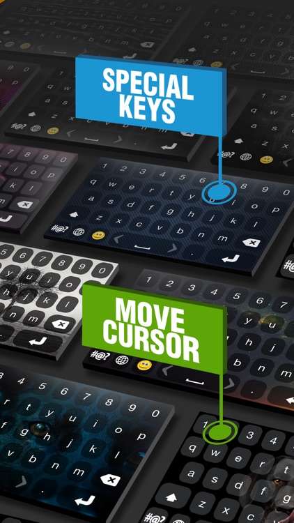 Black Keyboard Skins - Custom Keyboards Themes