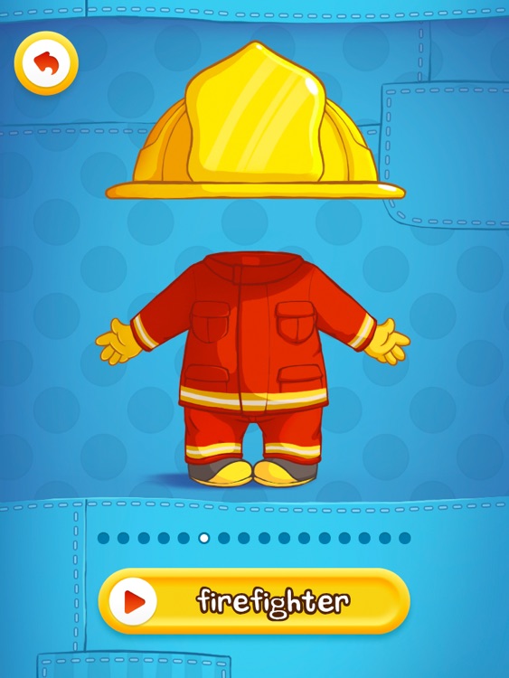 Dress Up : Professions - Occupations puzzle game & Drawing activities for preschool children and babies by Play Toddlers (Free Version for iPad)