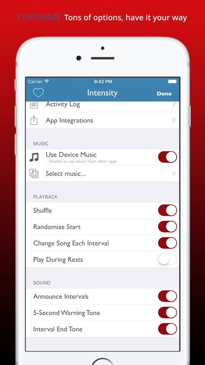 Intensity: Interval Timer HIIT Tabata Workout screenshot-4