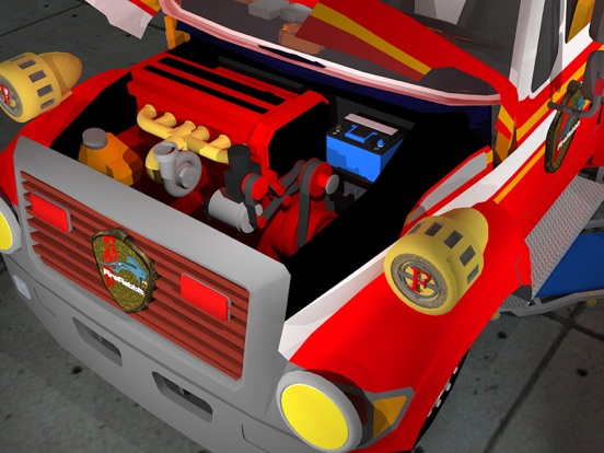 Игра Fix My Truck: Red Fire Engine
