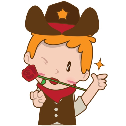 Fun and Charming Cowboy icon