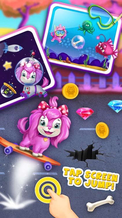 Pink Dog Mimi - My Virtual Pet Puppy Care & Games screenshot-4