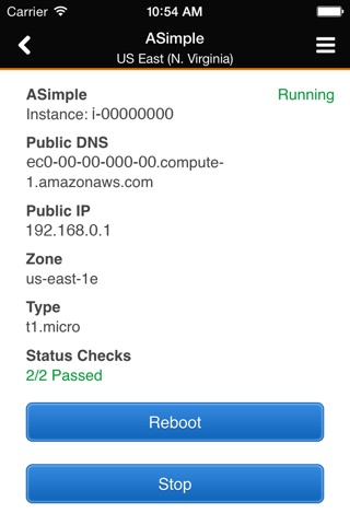 AWS Console screenshot 3