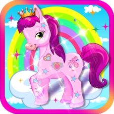 Activities of Cute Pink Princess Pony Makeover