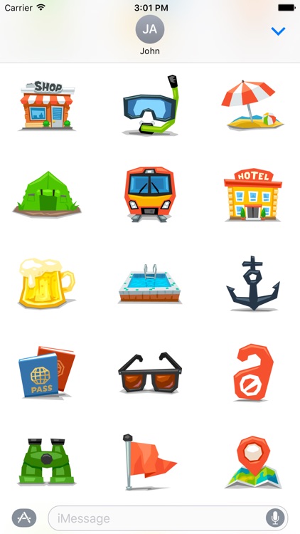 Travel - Stickers for iMessage