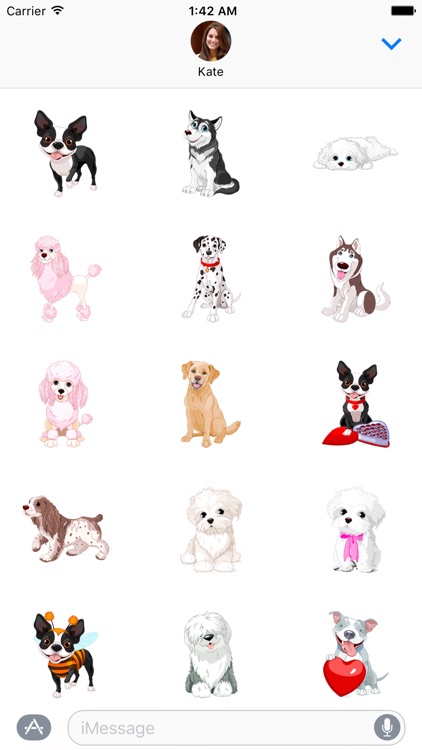 Domestic Puppy Sticker