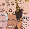 Celebmoji Politics Stickers–Trump, Clinton, Obama