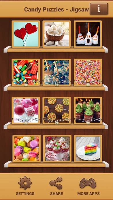 CANDY JIGSAW PUZZLES - FUN MATCHING GAMES 1.4 IOS