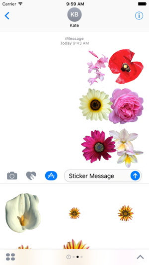 Flower Stickers 花貼紙(圖1)-速報App