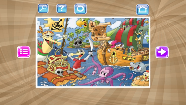 Pirate Ship Cartoons Jigsaw Puzzles for Kids Free