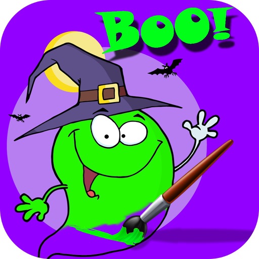Halloween Coloring Book - Draw & Paint Kids Game iOS App