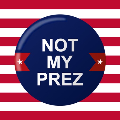 Not My PREZ - Trump Block & Boycott Stickers icon