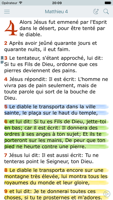How to cancel & delete Sainte Audio Bible. Nouveau Testament en Français from iphone & ipad 1