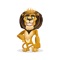 Cartoon Lion Sticker Vol 01