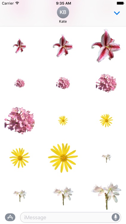 Flower Stickers 花貼紙 screenshot-1