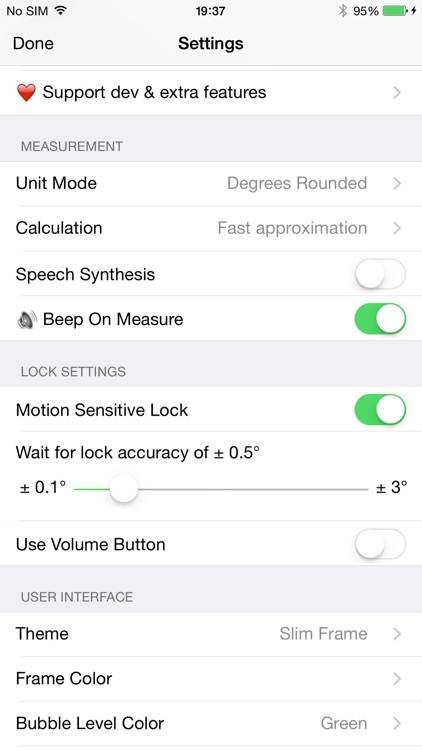 Clinometer + bubble level screenshot-4