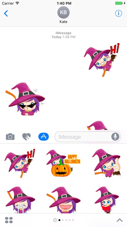 Little Witch - Cute witch stickers screenshot-3