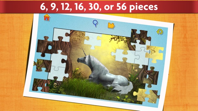 Unicorn puzzles - Relaxing fantasy photo picture jigsaw puzz(圖2)-速報App