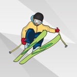 Skiing Sticker Set
