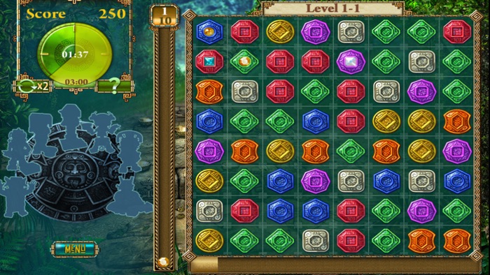 Treasures Match Adventure Puzzle Game