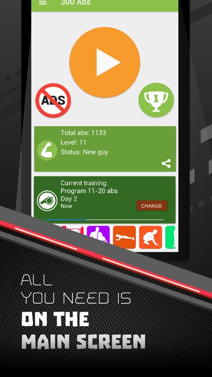 300 Abs workout Be Stronger screenshot-3