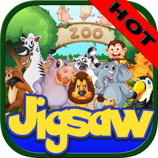 Zoo Animals Jigsaw - Puzzle Box Learning For Kid Toddler and Preschool Games Icon