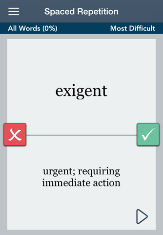 Exam Vocabulary Builder - náhled